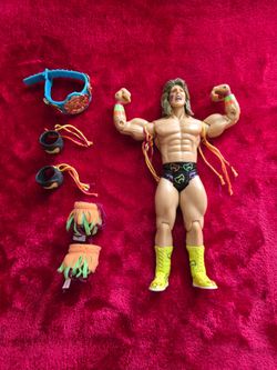 WWE Ultimate Warrior Action Figure with Accessories