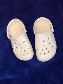 Kids white crocs