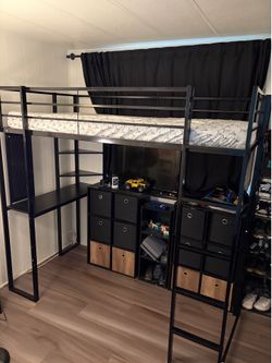 Loft Bed with Desk