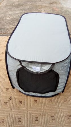 Grey Collapsible Large Dog Cage