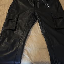 Fashion Nova Men Faux Leather Pants