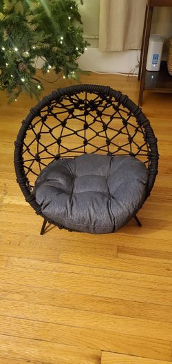 Black Boho Dog Bed