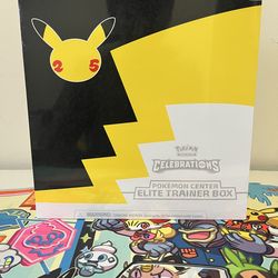 Pokémon Celebrations Elite Trainer Box PC Pokemon Center Exclusive Sealed