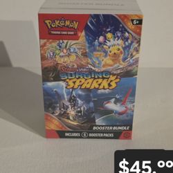 Pokemon Cards Surging Sparks Booster Bundle 
