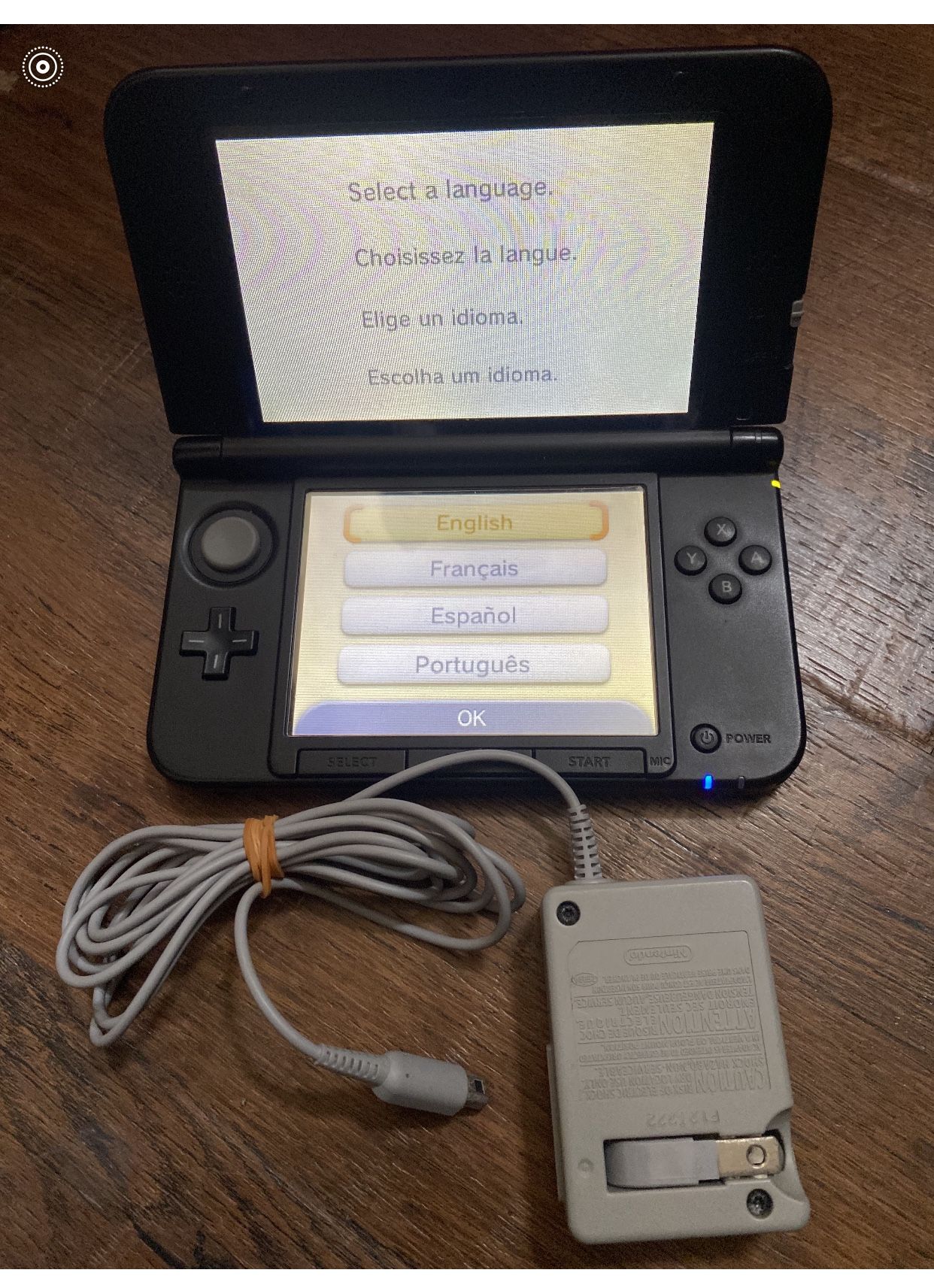 Nintendo 3DS XL game console 