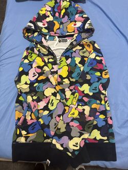 Bape Multi Camo Shark Full Zip Up “PONR”