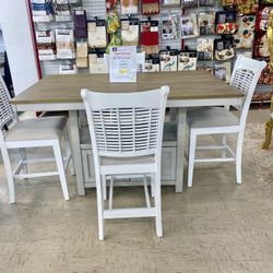5pc Dinning Table Set $599