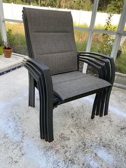 Patio Chairs Set of Four
