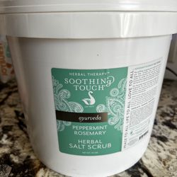 Peppermint Rosemary Herbal Salt Scrub