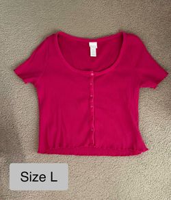H&M Hot Pink Top Size L $5
