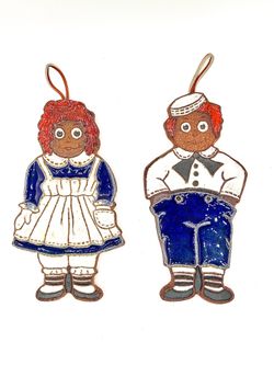 Victoria Little John Ceramics Raggedy Ann and Andy Art