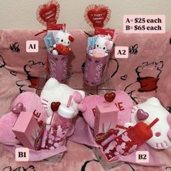 hello kitty valentine’s day baskets 