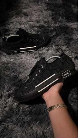 Dior B23 Low-Top Sneakers Black Oblique