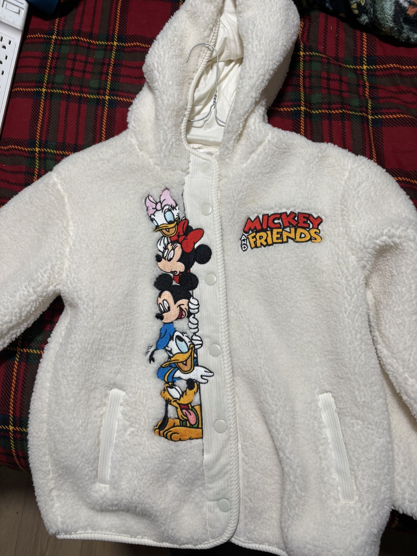 Youth Size 9/10 Mickey & Friends Sherpa Jacket