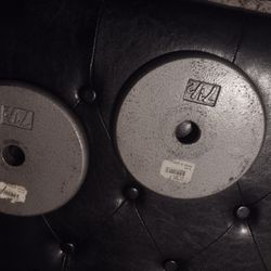 Weights 7 1/2 Lbs X2 And 1 Inch Bar 5feet
