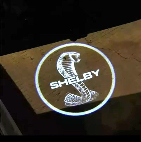 2 Shelby cobra wireless universal LED projector welcome puddle lights