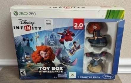 Disney Video Game Infinity Xbox 360 Toy Box Starter Pack New open box Just $15 xox