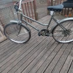 Antique Huffy Bike  Need New Tires That's It
