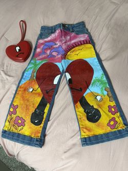 Bad Bunny Toddler Girl Pants