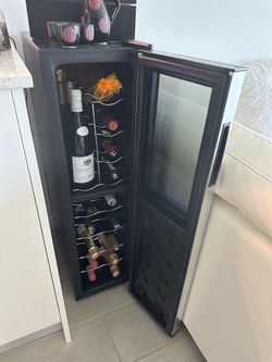 Wine Enthusiast Dual Zone Wine Cooler - Slim Design (Moving Sale)