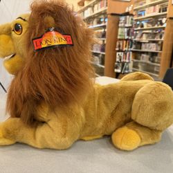 VTG Disney’s The Lion King SIMBA PUPPET  21” NEW WITH TAGS OFFICIAL DISNEY STORE