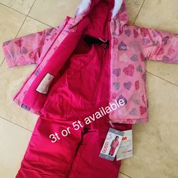 Snowsuit And Jacket Size 3t Or 5t New 