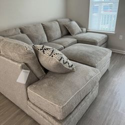Ashley Sectional W/ottoman -Purchased Aug2024