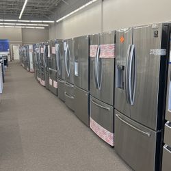 New French Door Refrigerators Stainless Steel