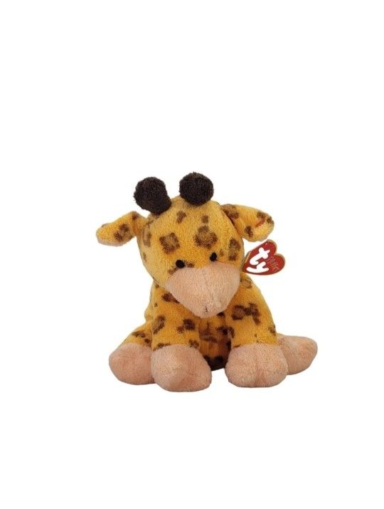 TY Pluffies - TOWERS the Giraffe 9" H Stuffed Animal 2004 Soft Plush PO w/ Tag