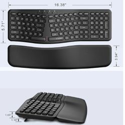 Keyboard Ergonomic Wireless