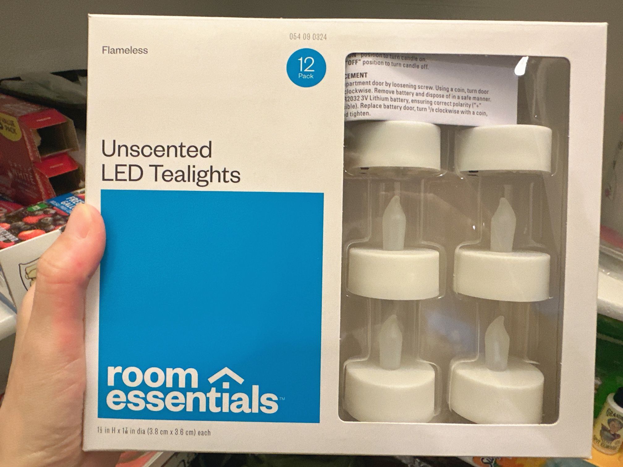 Uncented LED Tea lights