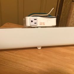 Mounted Modern Light With Electrical Outlet