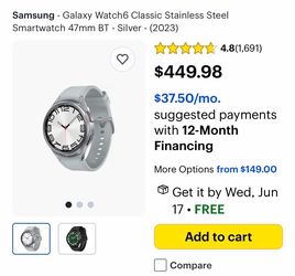 Galaxy watch classic 6 Good as new