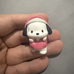2021 SANRIO POCHACCO MINI FIGURE 1.5" WEARING HOODIE