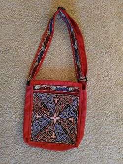New! Hand made! Bag with embroidery