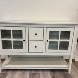 White Tv Stand 