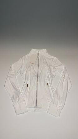 Brand New White Lululemon Jacket With Gold Zipper Size XS and S
