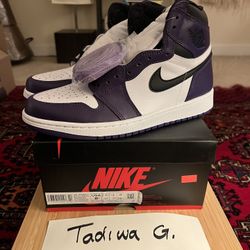 Jordan 1 High Court purple 