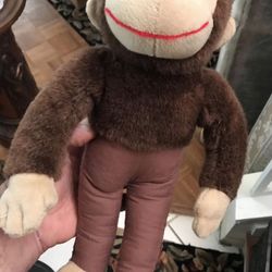 Curious George 16” Plush Stuffed Animal Vintage