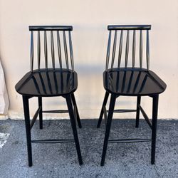 Two Bar Stool Chairs 