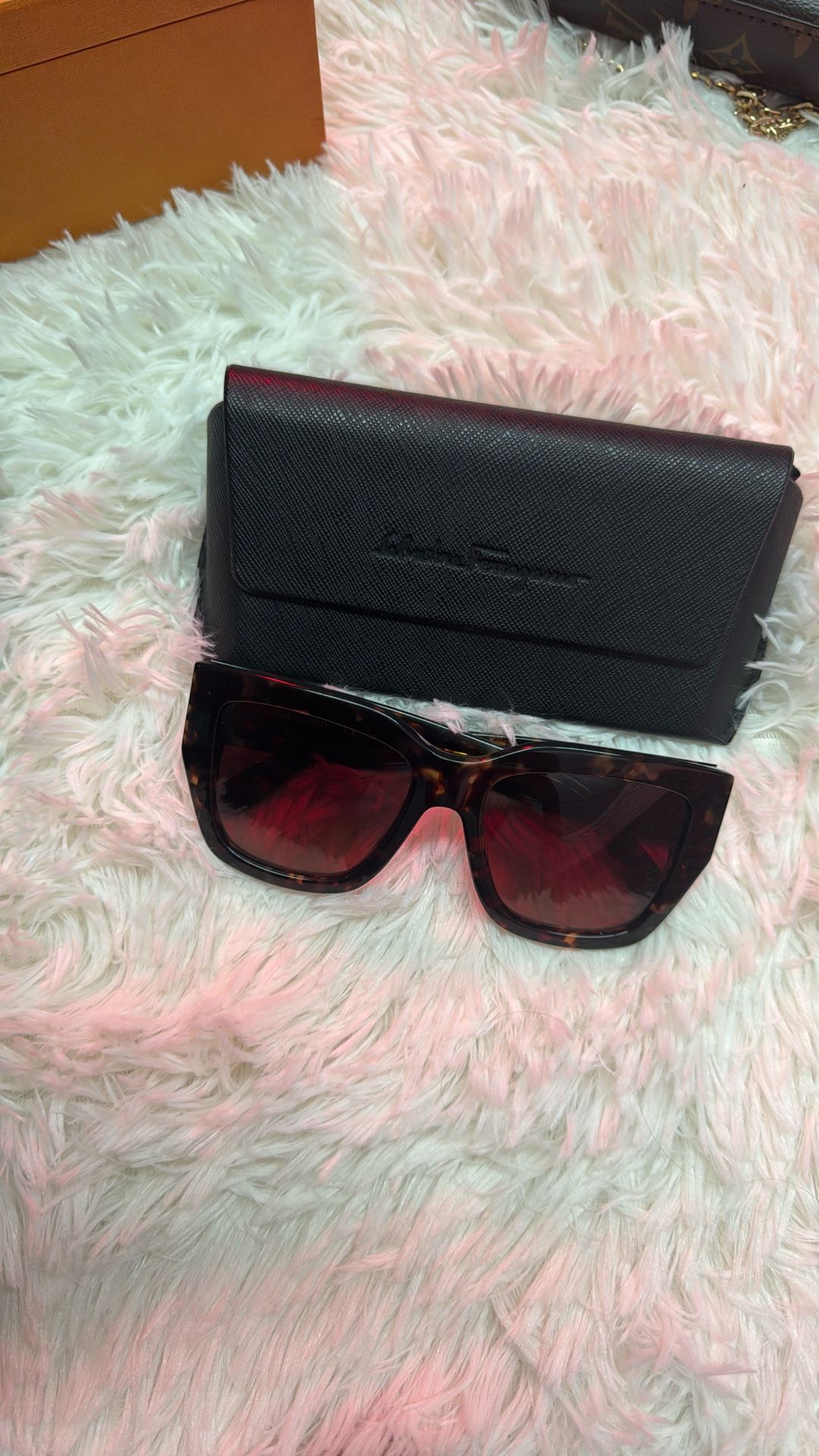 Ralph Ferragamo dark turquoise sunglasses