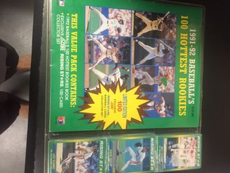 1991-1992 100 Hottest Rookies Never Opened Baseball Cards