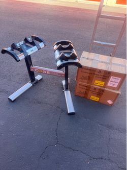 Core home fitness dumbbells with stand brand new