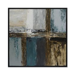 Hand-Painted Canvas Artwork Oil Painting 40 x 40 - Framed