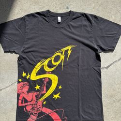 Vintage 2000s Scott Pilgrim vs The World Comic Book Promo Tee Size L 21.5x28.5