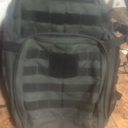 Black Tactical Backpack – $60
