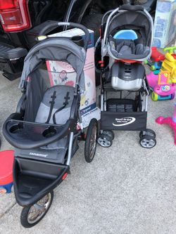 Jogger, stroller, car seat set. Was over $300 new