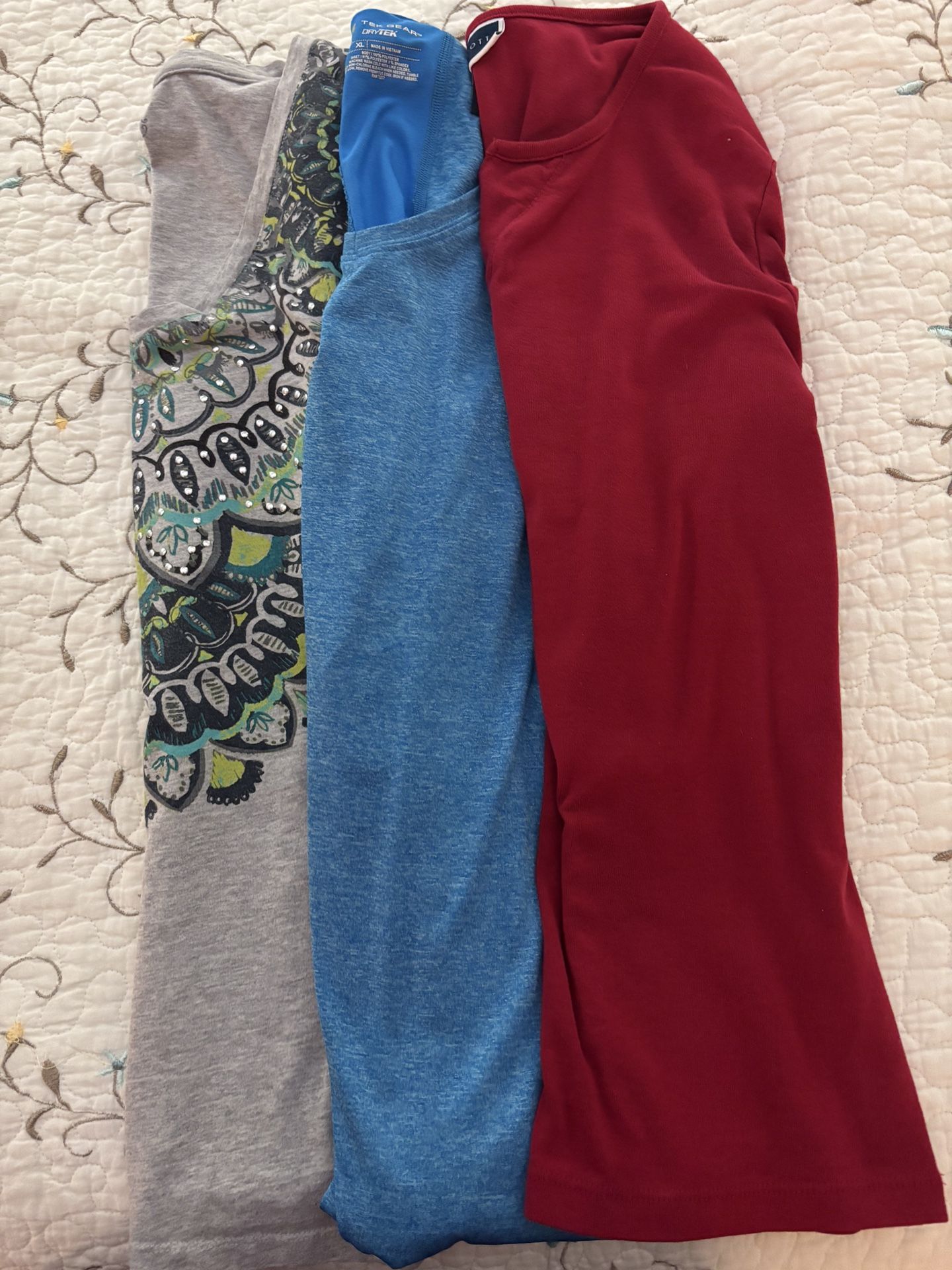 SALE Lot Of Three Woman’s Shirts L-XL Style & Co.-Karen Scott-Tek Gear