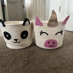 Free!  Soft Toy Bins For Kids 