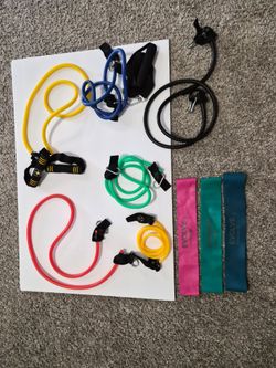 Resistance Bands Workout Bundle (Tube Bands + Gaiam Loop Bands)